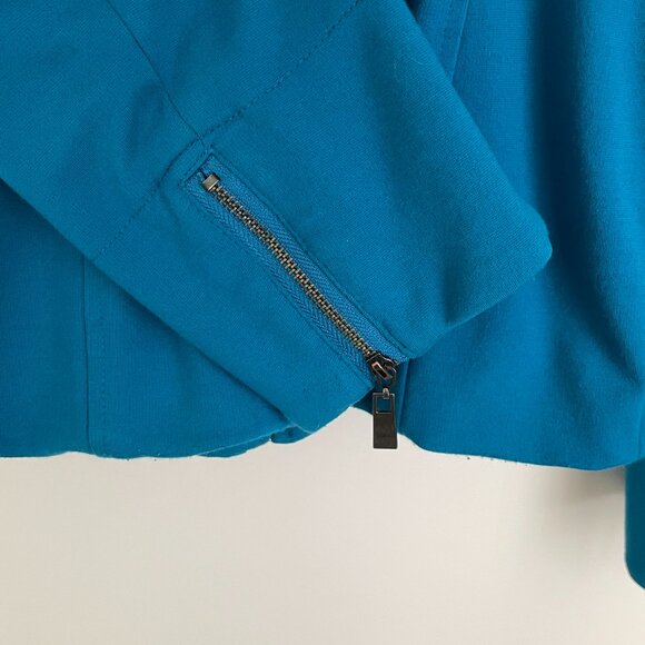 💖Host Pick💖 Knit Motto Jacket Knit Zip by Grace Elements Size 14 - Picture 5 of 6